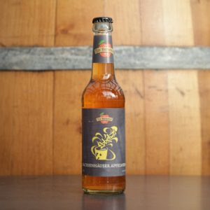 Apfelwein-Flasche-Buchscheer