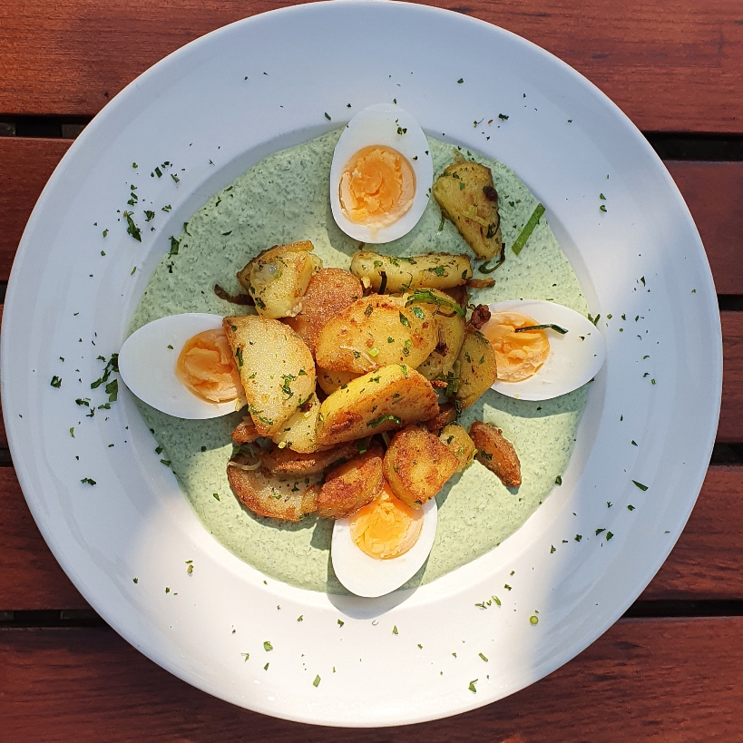 Frankfurter Küche, Grüne Soße mit Ei